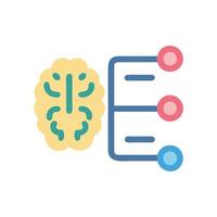 Interactive Brain Teaser Icon for Engagement vector