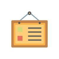 Creative Bulletin Board Icon for Information Sharing vector