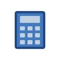 Modern Calculator Icon for Academic Use vector