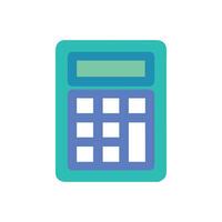 Interactive Calculator Icon for Learning vector