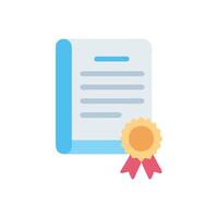 Interactive Certificate Icon for Completion vector