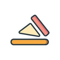 Creative Chalk Icon for Teaching Essentials vector