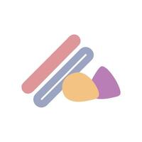 Chalk Icon for Classroom Activities vector