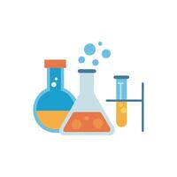 Chemistry Lab Icon for Science Education vector