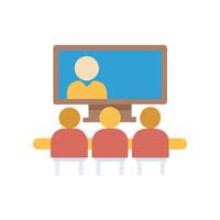 Classroom Icon for Learning Environments vector