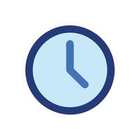 Creative Clock Icon for Learning Environments vector