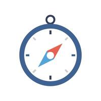 Modern Compass Icon for Educational Use vector