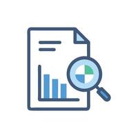 Critical Analysis Icon for Educational Development vector