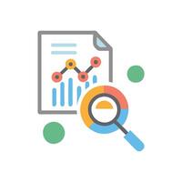 Interactive Data Analysis Icon for Engagement vector