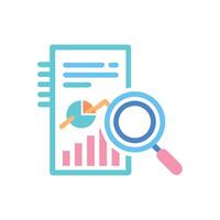 Data Analysis Icon for Business Insights vector
