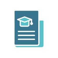 Dissertation Icon for Academic Research vector