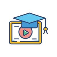 Modern Educational Icon for Training vector