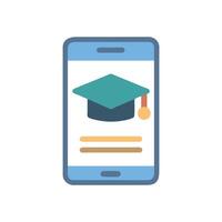 Creative Education App Icon for Learning Management vector