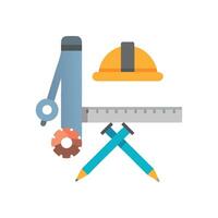 Stylish Engineering Tools Icon for Innovation vector