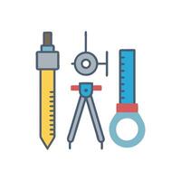 Creative Engineering Tools Icon for Projects vector