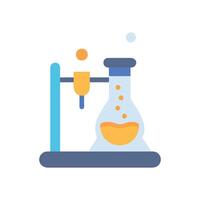 Modern Experiment Icon for Academic Use vector