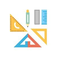 Geometry Tools Icon for Technical Projects vector