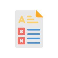 Modern Grades Icon for Educational Use vector