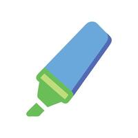 Interactive Highlighter Icon for Learning vector