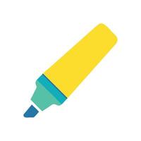 Modern Highlighter Icon for Academic Use vector