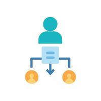 Individual Assignment Icon for Personal Projects vector