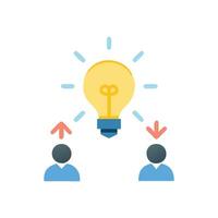 Idea Icon for Creativity and Innovation vector