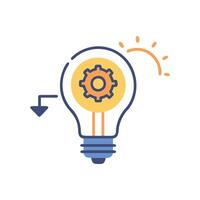 Modern Innovation Icon for Progress vector