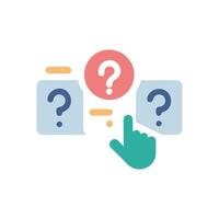 Engaging Interactive Quiz Icon for Education vector