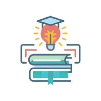 Knowledge Icon for Learning vector