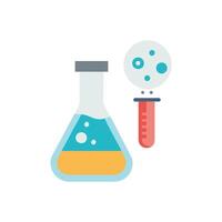 Modern Lab Experiment Icon for Academic Use vector