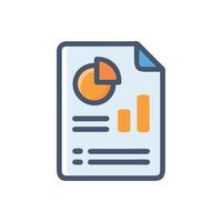 Creative Learning Report Icon for Educational Use vector