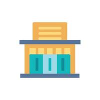 Modern Library Icon for Academic Use vector