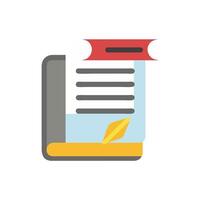 Interactive Literature Icon for Learning vector