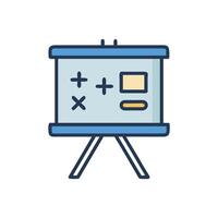 Interactive Mathematics Board Icon for Teaching vector