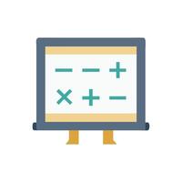 Modern Mathematics Board Icon for Students vector