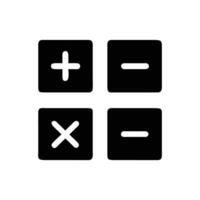 Interactive Math Symbols Icon for Engagement vector