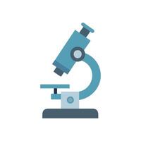 Interactive Microscope Icon for Learning vector