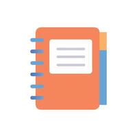 Interactive Notebook Icon for Learning vector