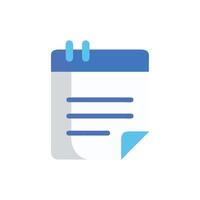 Modern Illustration of Note Taking vector