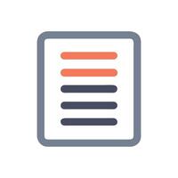 Dynamic Paragraph Text Communication Design vector