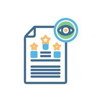 Structured Peer Review Process Icon vector