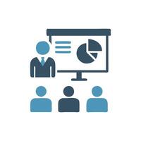 Unique Presentation Skills Design Illustration vector