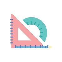 Dynamic Protractor Measurement Illustration vector