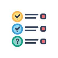 Engaging Quiz Icon for Knowledge Testing vector