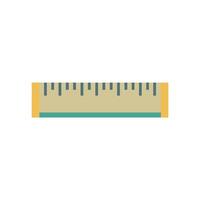 Modern Ruler Icon for Creative Learning vector