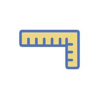 Engaging Ruler Icon for Learning Activities vector