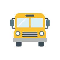 Dynamic School Bus Icon for Transportation vector