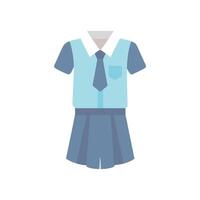 Engaging School Uniform Icon for Academic Use vector