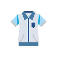 Dynamic School Uniform Icon for Education vector