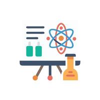 Exciting Science Fair Icon for Educational Events vector
